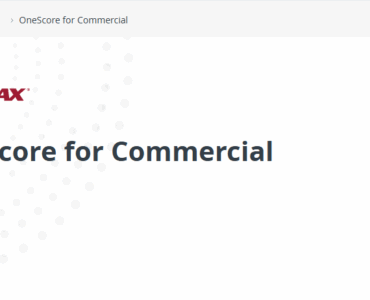 Equifax OneScore Screenshot