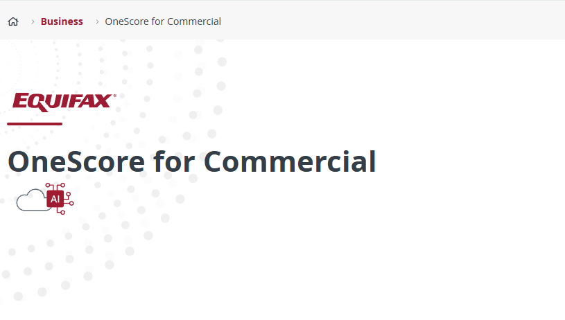Equifax OneScore Screenshot